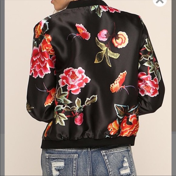 Floral bomber jacket - Picture 2 of 4